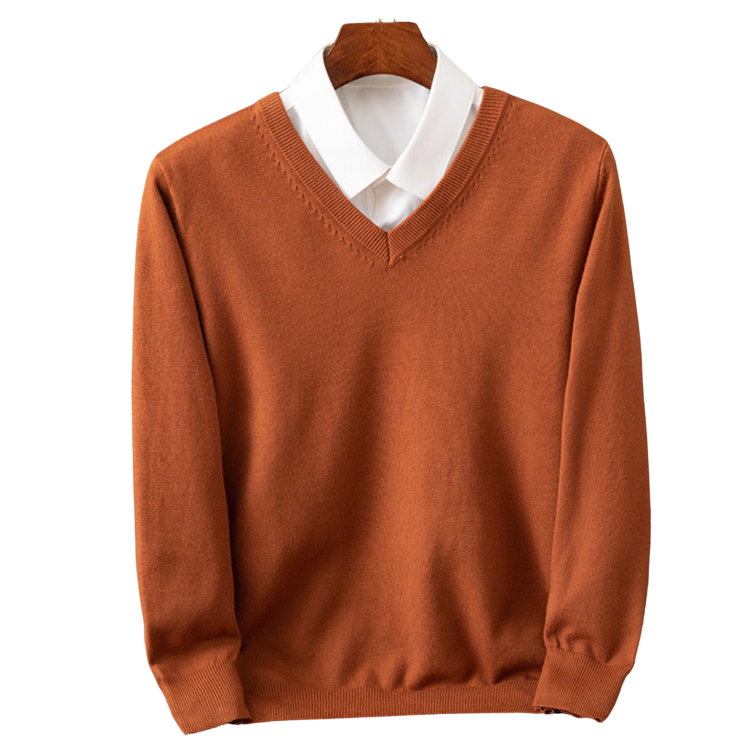 Bexford - V-Neck Pullover in Pure for Men