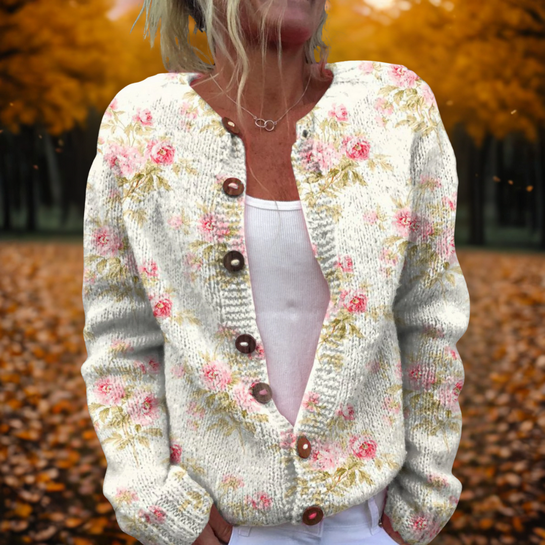 Jessie | Women's Flower Art Cardigan