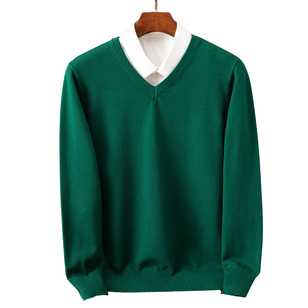 Bexford - V-Neck Pullover in Pure for Men
