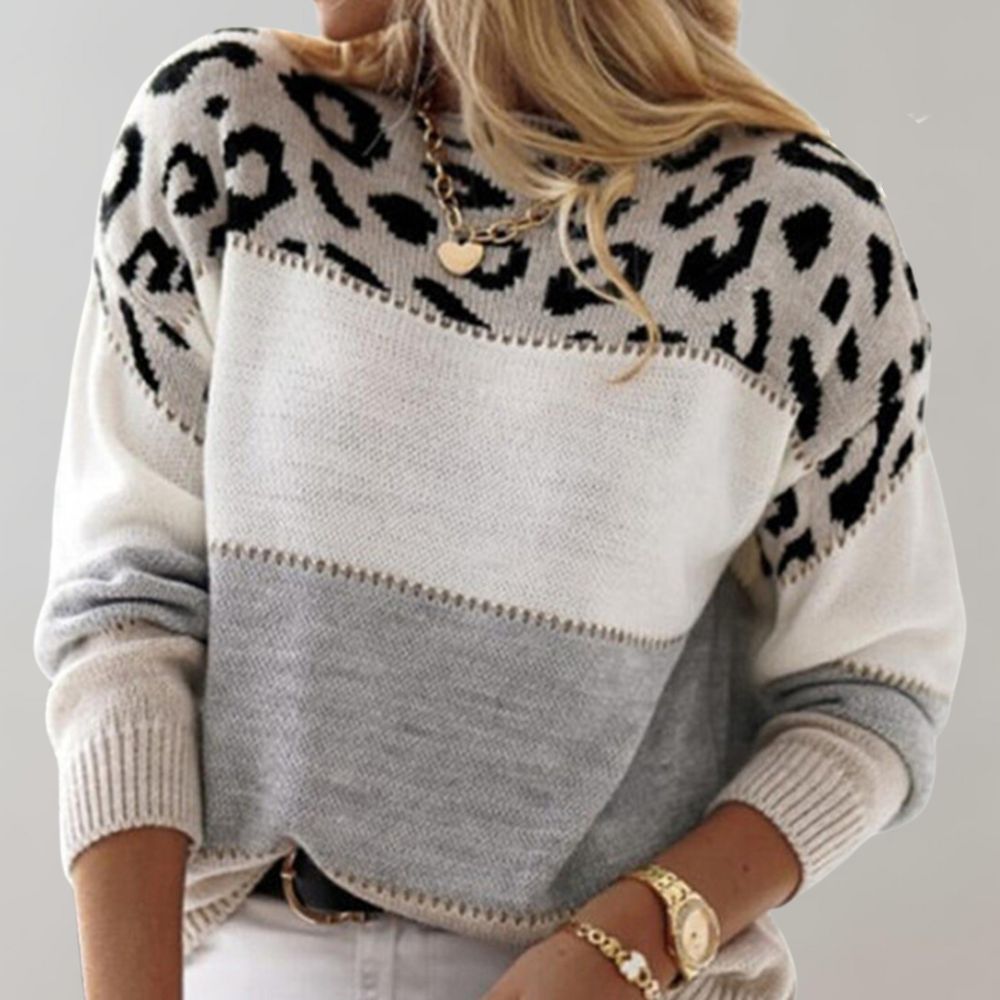 Annika | Leopard Print Casual Sweater