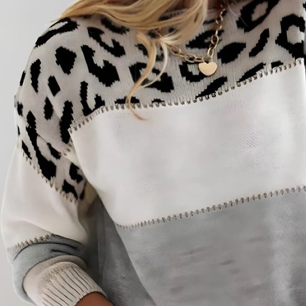 Annika | Leopard Print Casual Sweater