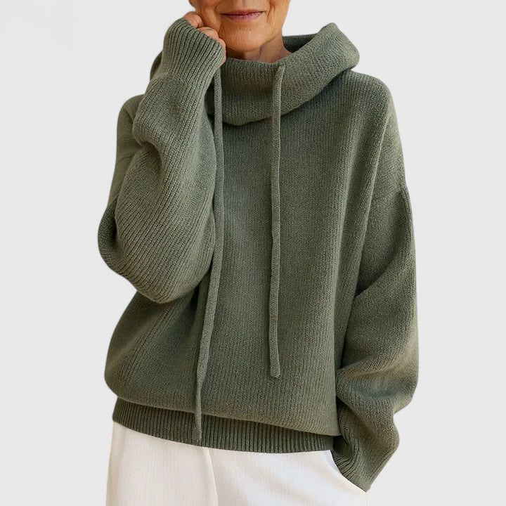 Marie | Women's Cozy Knit Hoodie