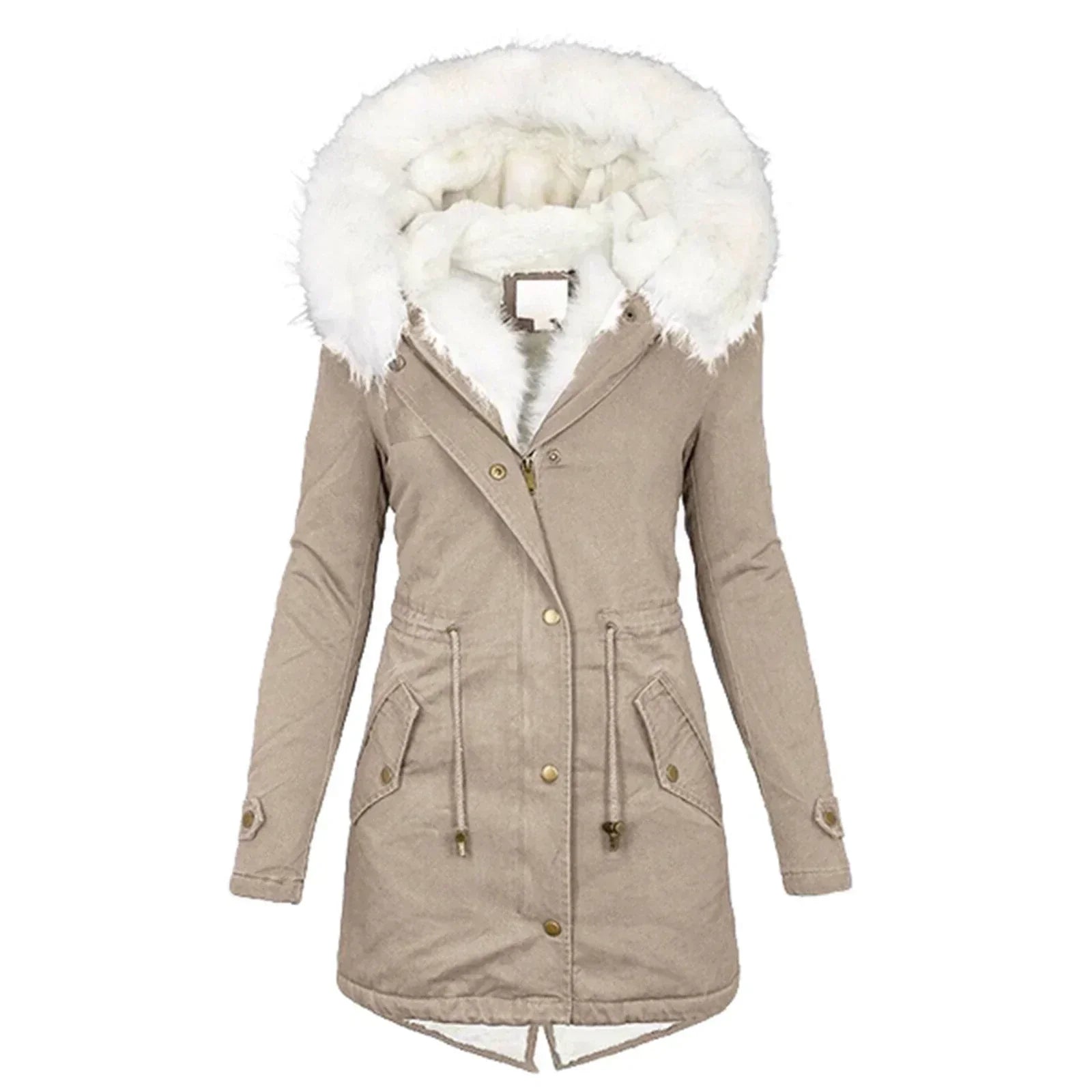 Annabelle | Winter Coat with Faux Fur Lining
