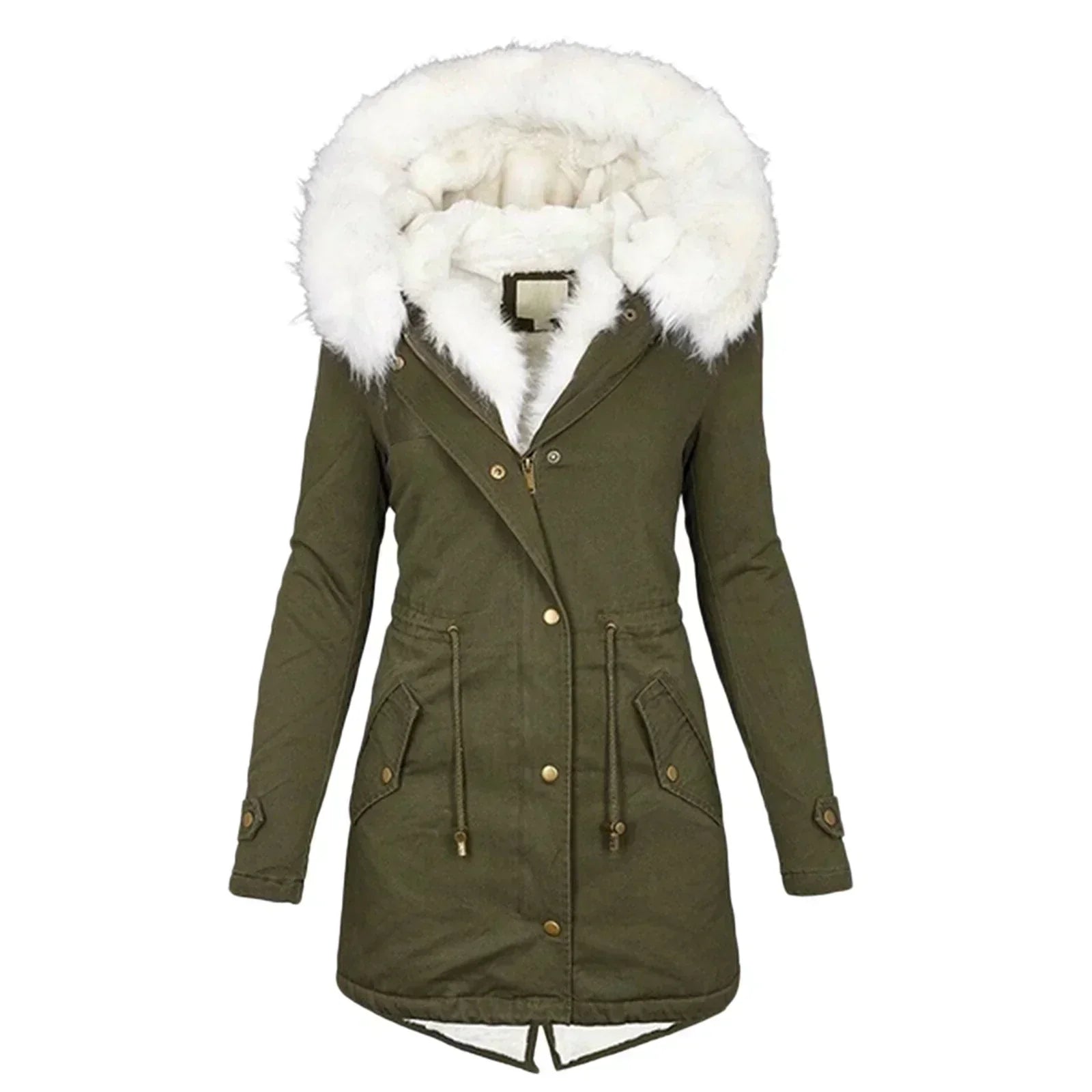 Annabelle | Winter Coat with Faux Fur Lining