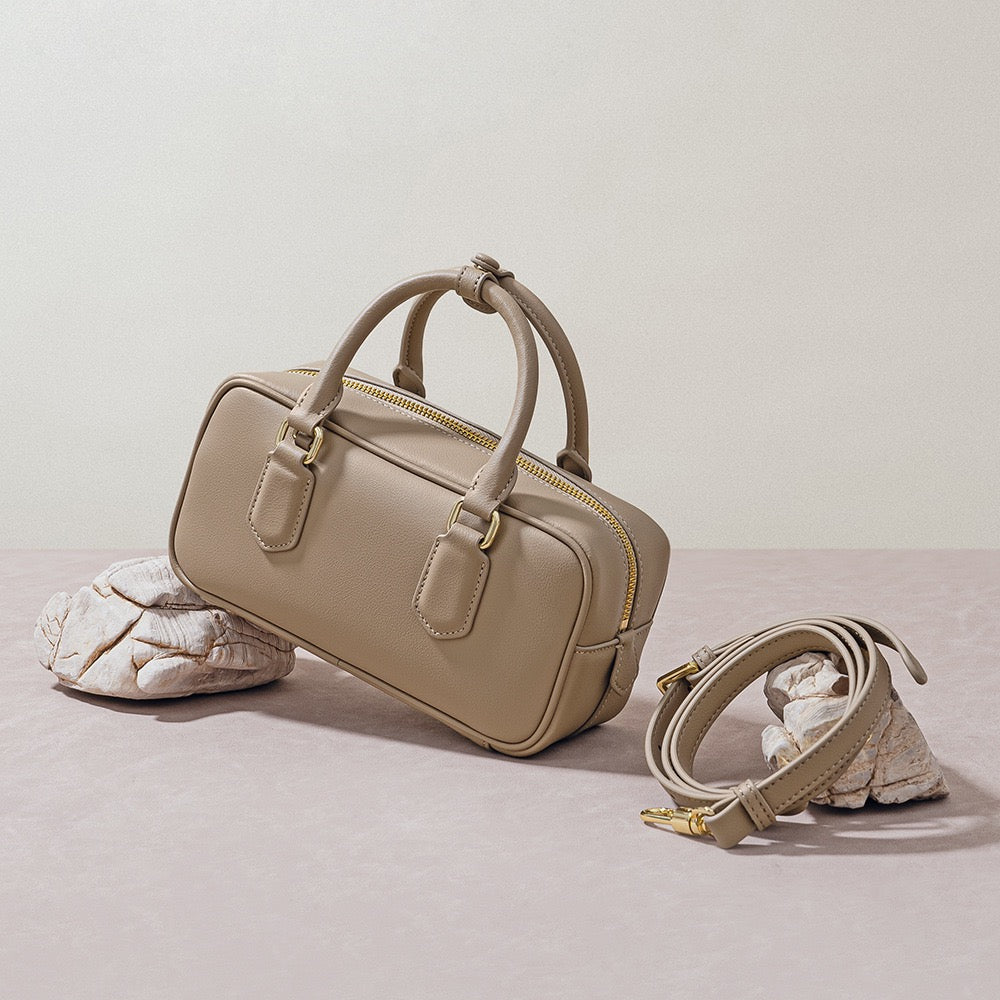 Vintage Genuine Leather Crossbody Bag