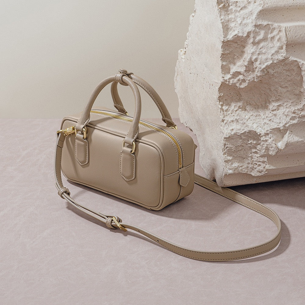 Vintage Genuine Leather Crossbody Bag