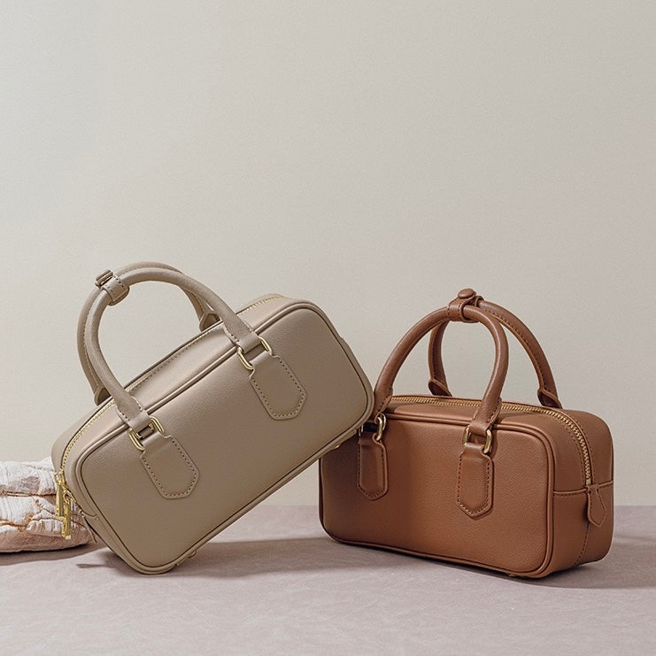 Vintage Genuine Leather Crossbody Bag