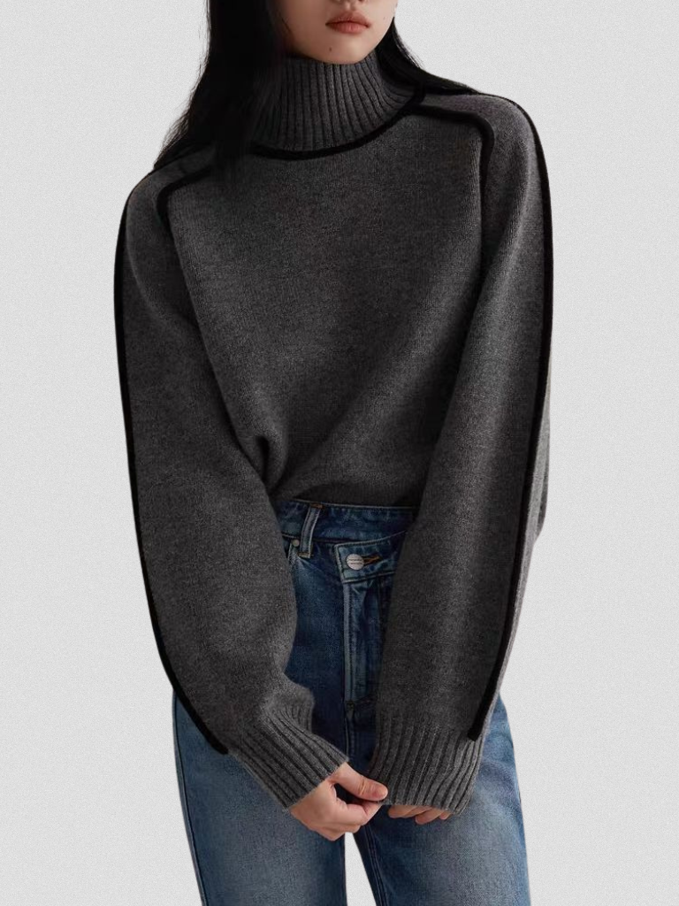 Women's Contrast Sweater