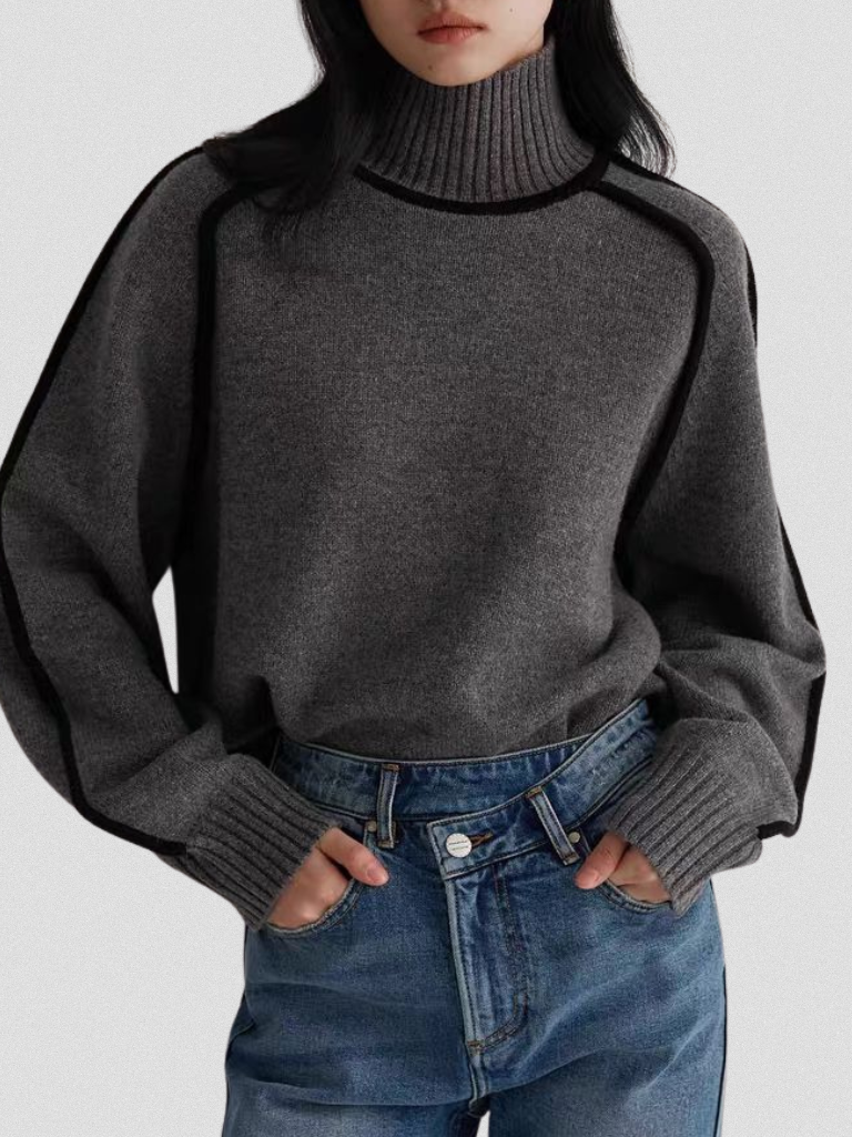 Women's Contrast Sweater