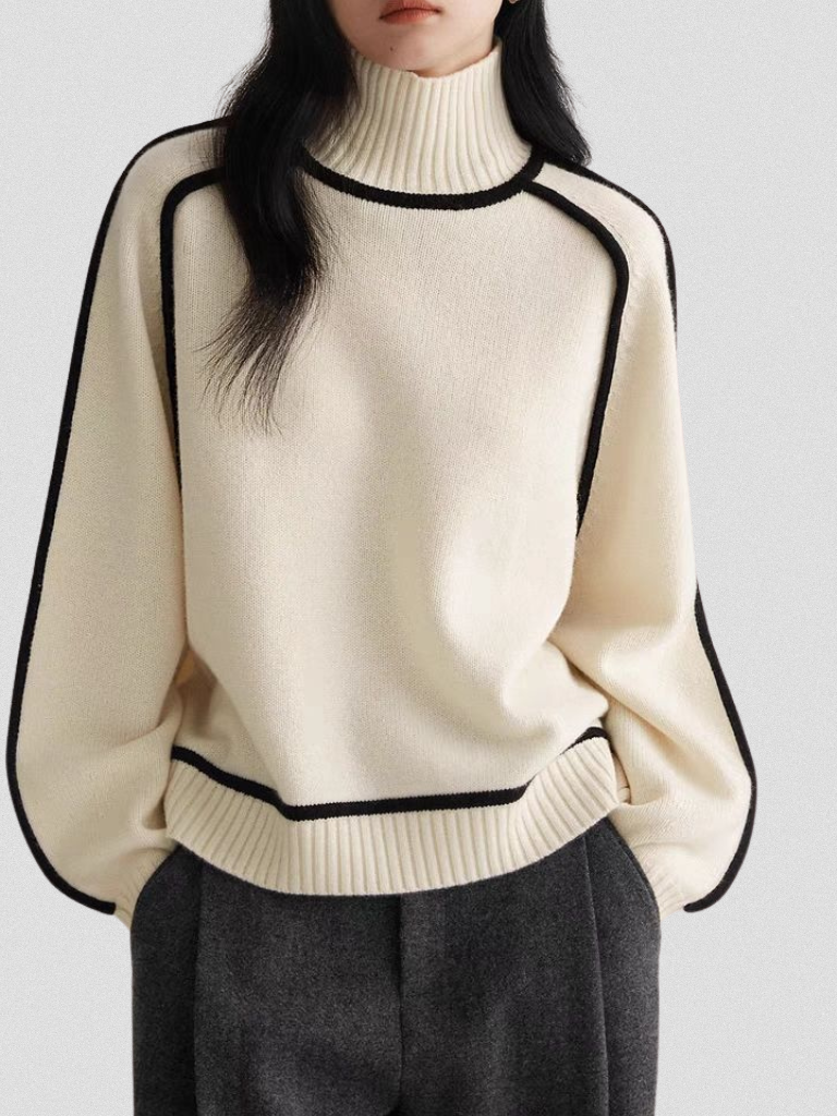 Women's Contrast Sweater