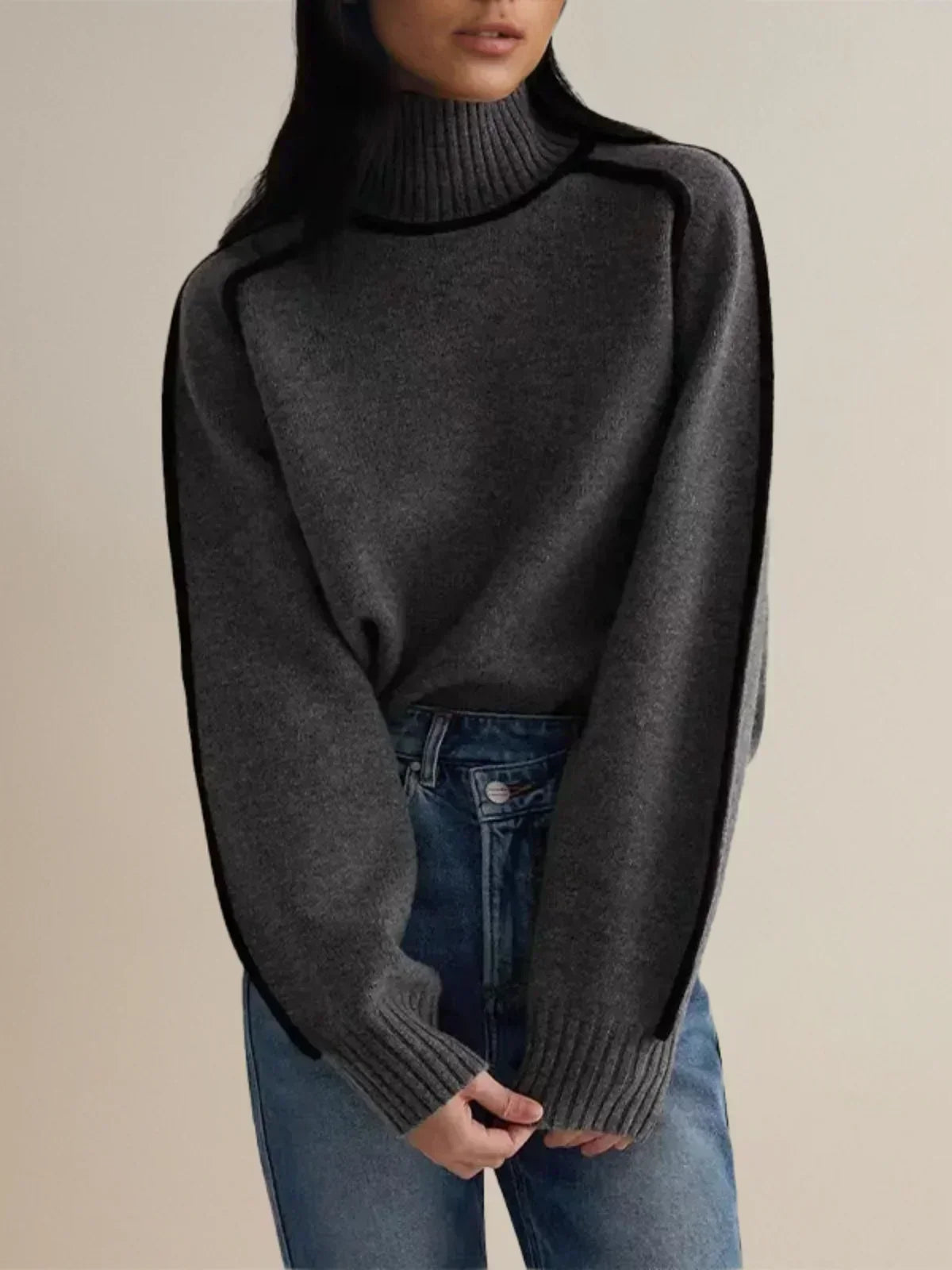 Donna | Women's Cozy Soft-Knit Turtleneck Sweater