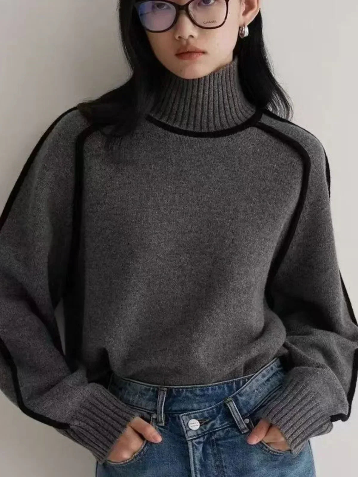 Donna | Women's Cozy Soft-Knit Turtleneck Sweater