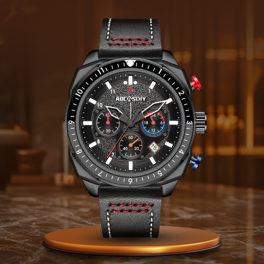 Luxury Quartz Sport Chronograph Watch™ - Olsen & Olsen