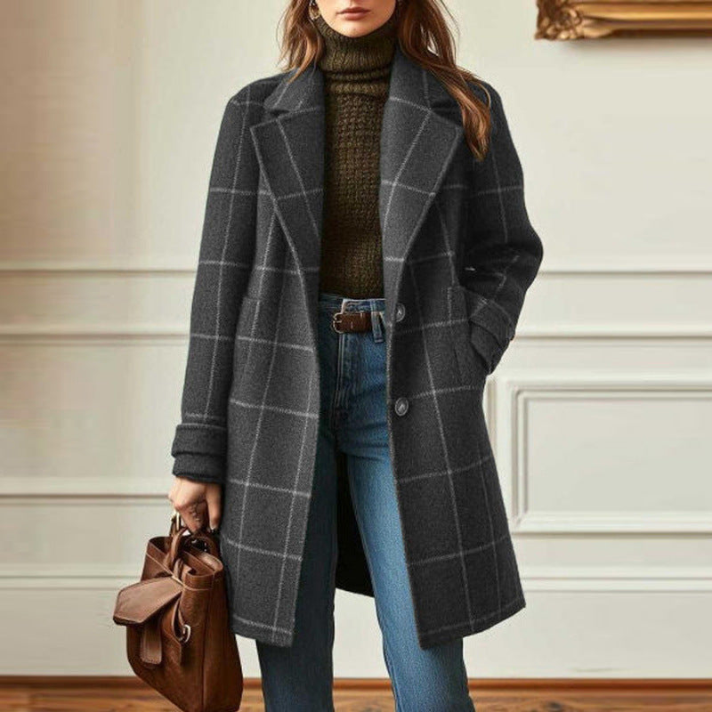 Sally | Women's Classic Check Coat
