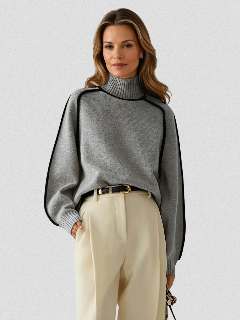 Women's Contrast Sweater