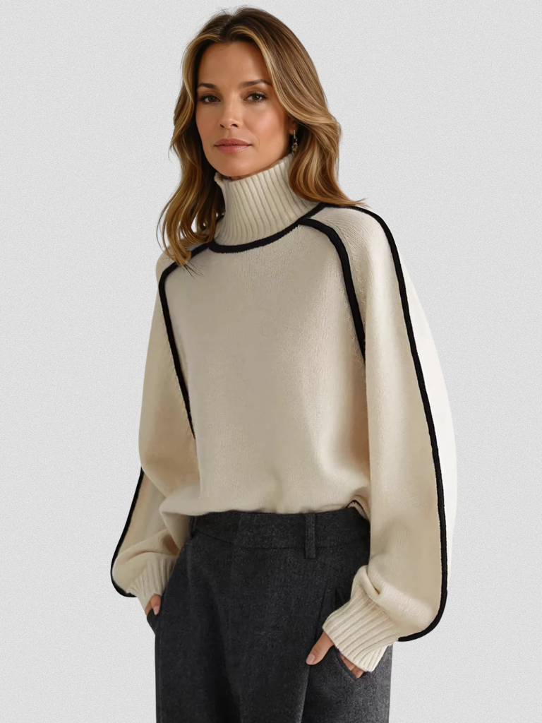 Women's Contrast Sweater