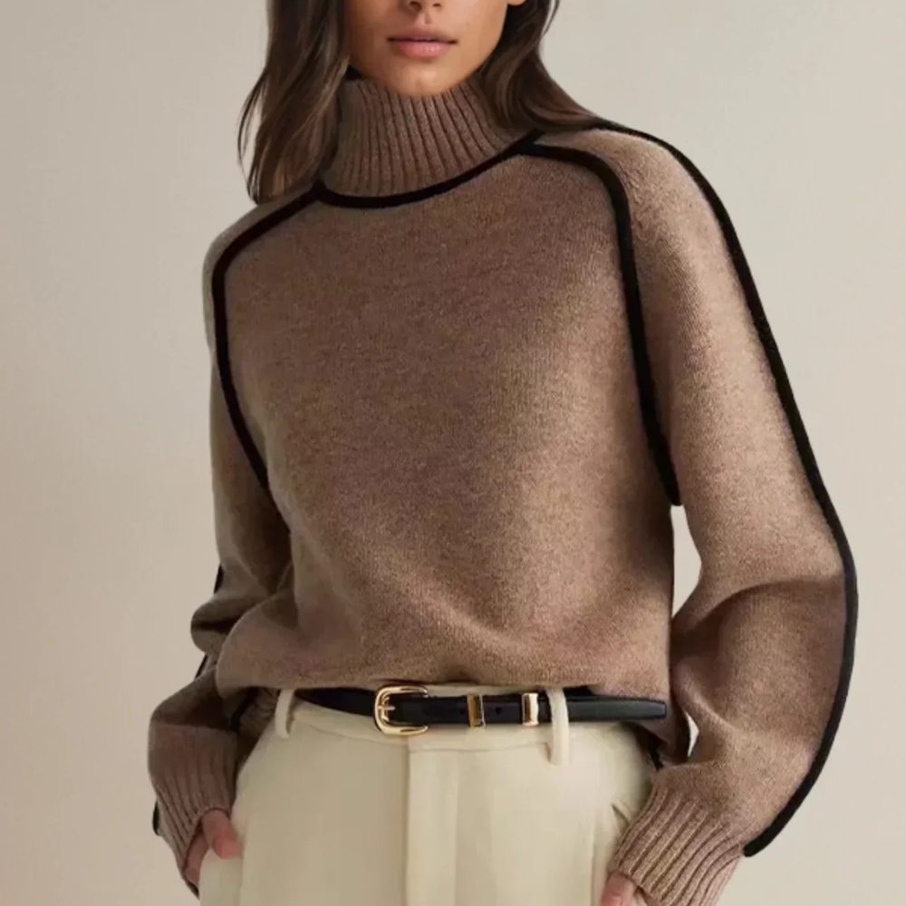 Donna | Women's Cozy Soft-Knit Turtleneck Sweater
