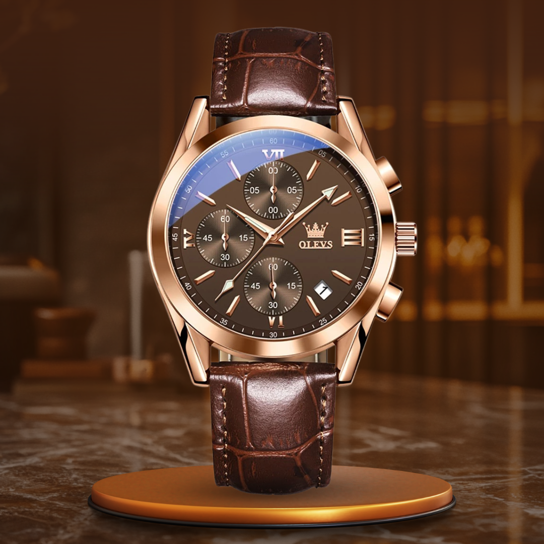 Luminous Quartz Chronograph Watch™ - Olsen & Olsen