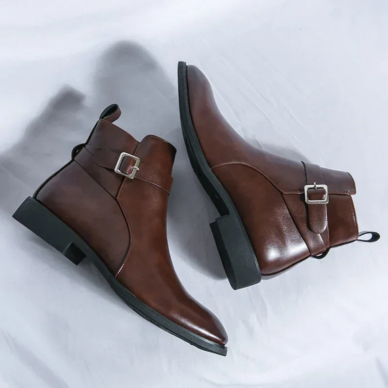 Genuine Leather Chelsea Boots by Sergio