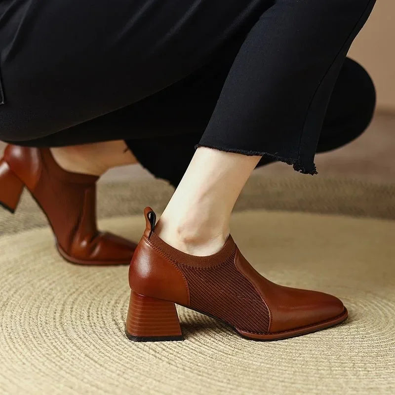 Amirelle | Women's Square Ankle Boots