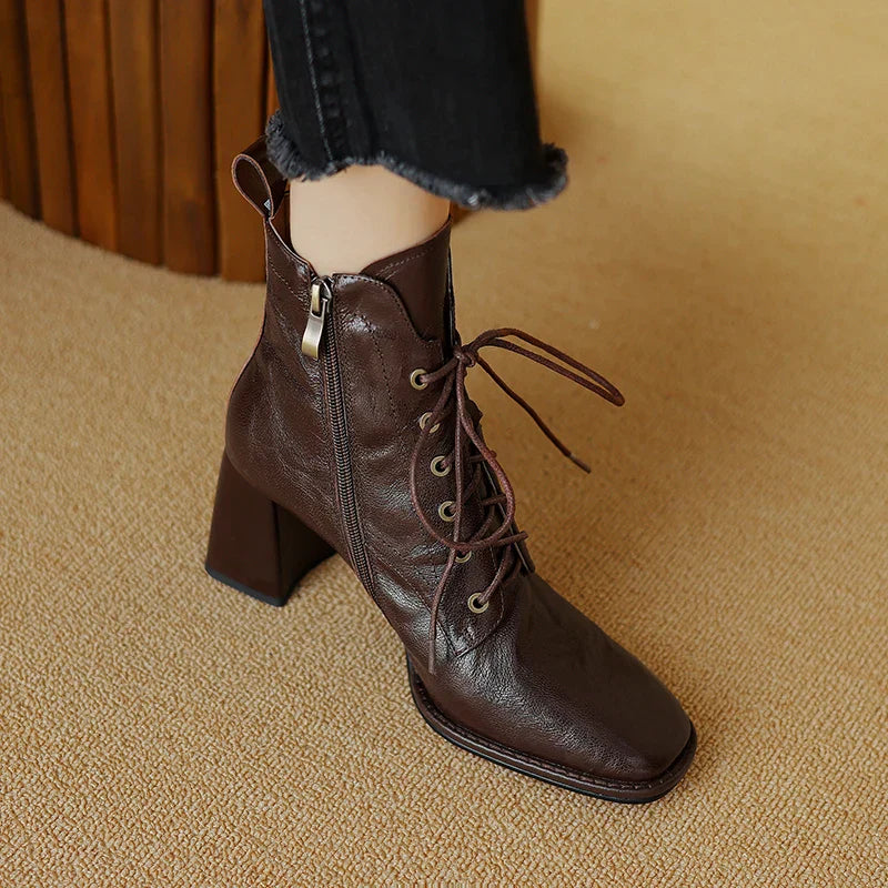 Virelia | Women's Leather Ankle Boots