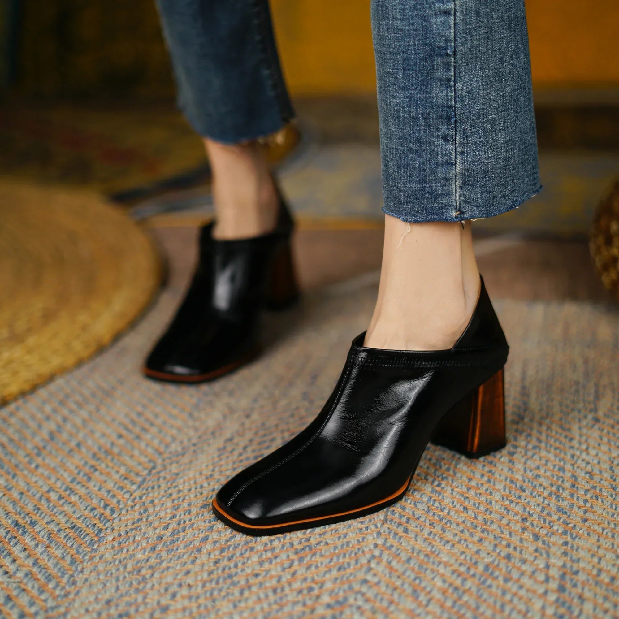 Orlissa | Women's Square Ankle Boots