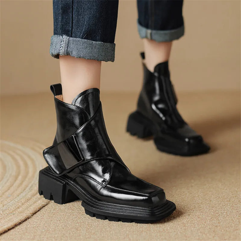 Ovelisse | Women's Leather Ankle Boots