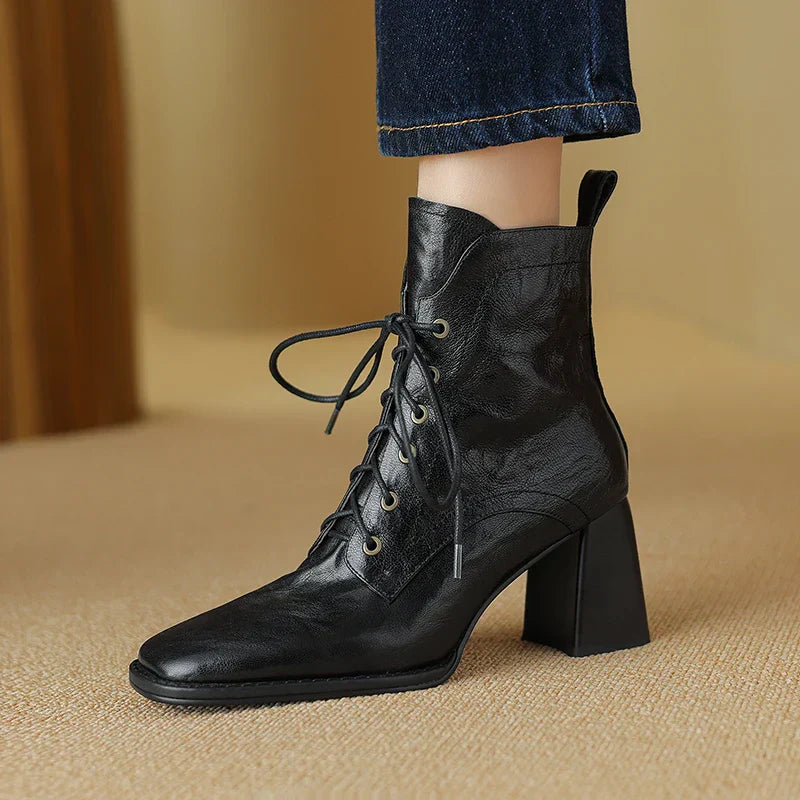 Virelia | Women's Leather Ankle Boots