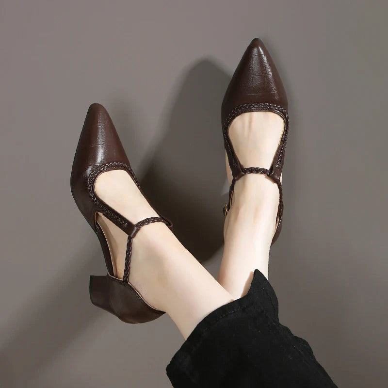 Anika | Classic T-Strap Shoes