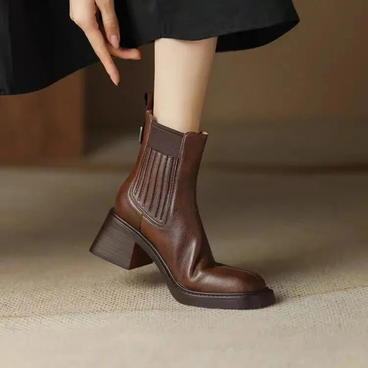 Reloria | Women's Round Toe Boots