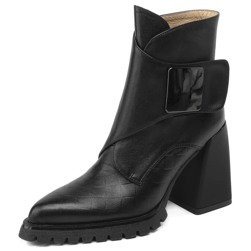 Parvoria | Women's Chunky Ankle Boots