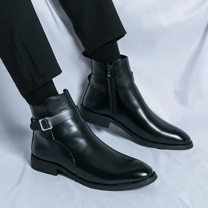Genuine Leather Chelsea Boots by Sergio