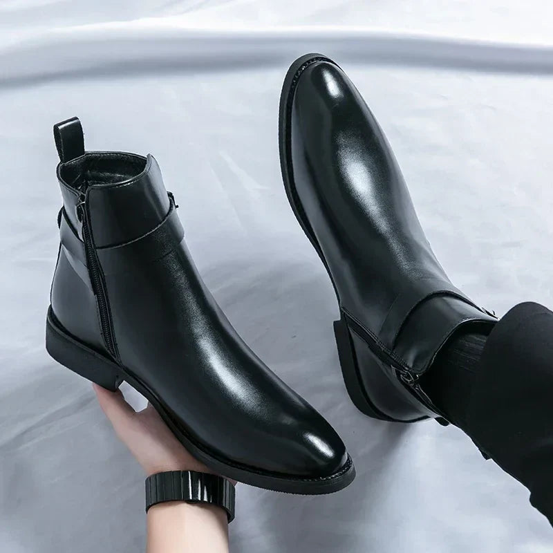 Genuine Leather Chelsea Boots by Sergio