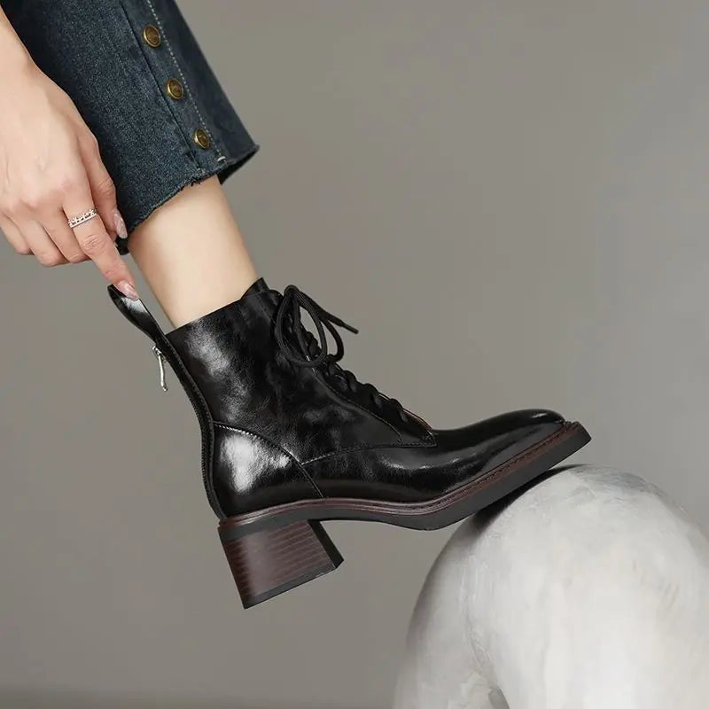Jovinna™| Square Ankle Boots