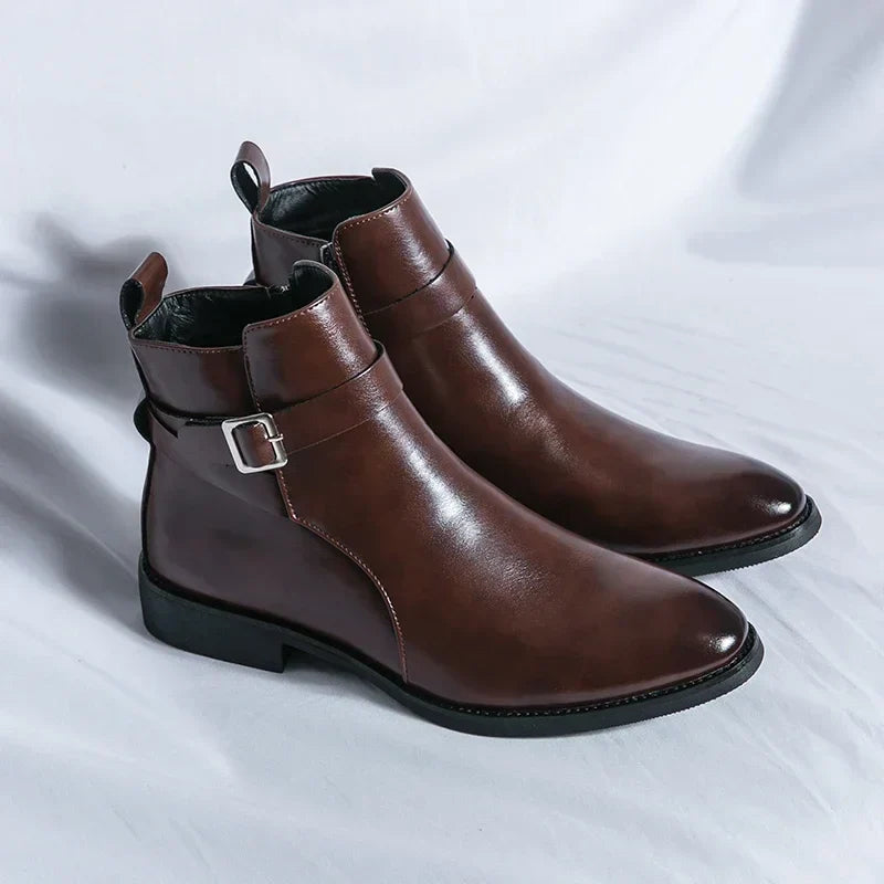 Genuine Leather Chelsea Boots by Sergio