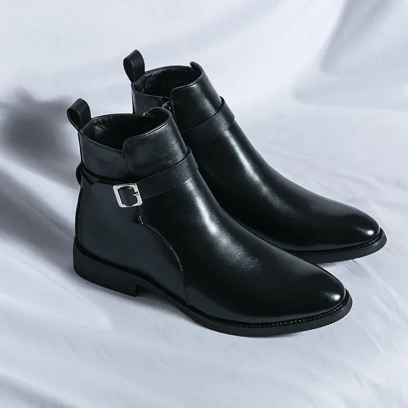 Genuine Leather Chelsea Boots by Sergio