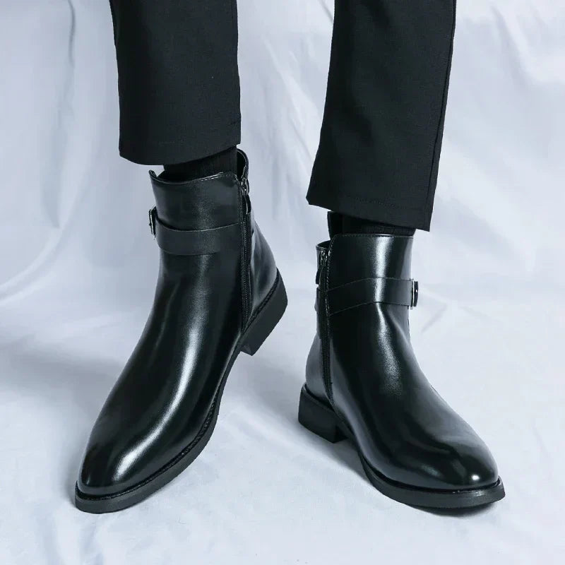 Genuine Leather Chelsea Boots by Sergio
