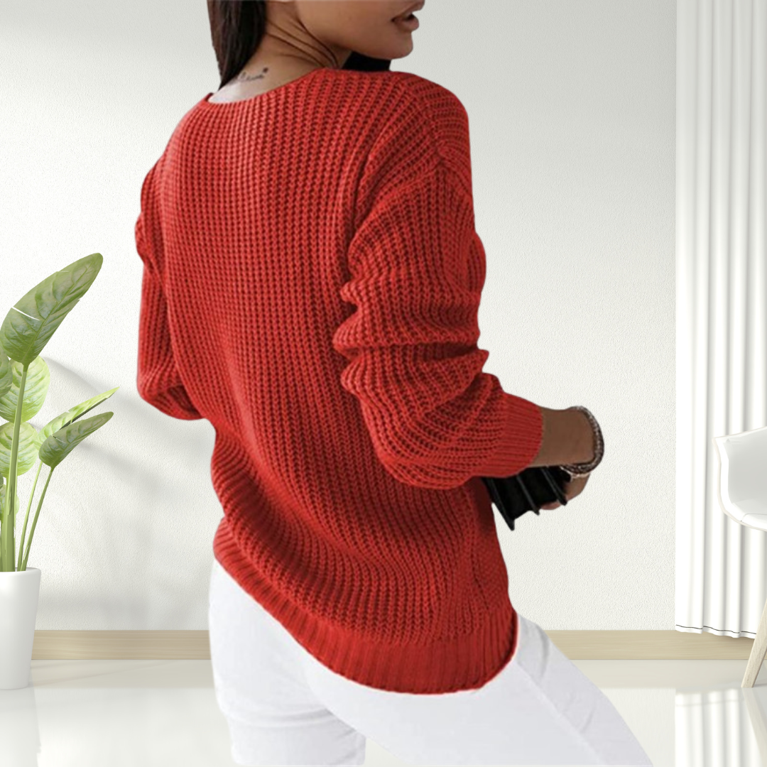 Moira | Comfortable V-Neck Sweater