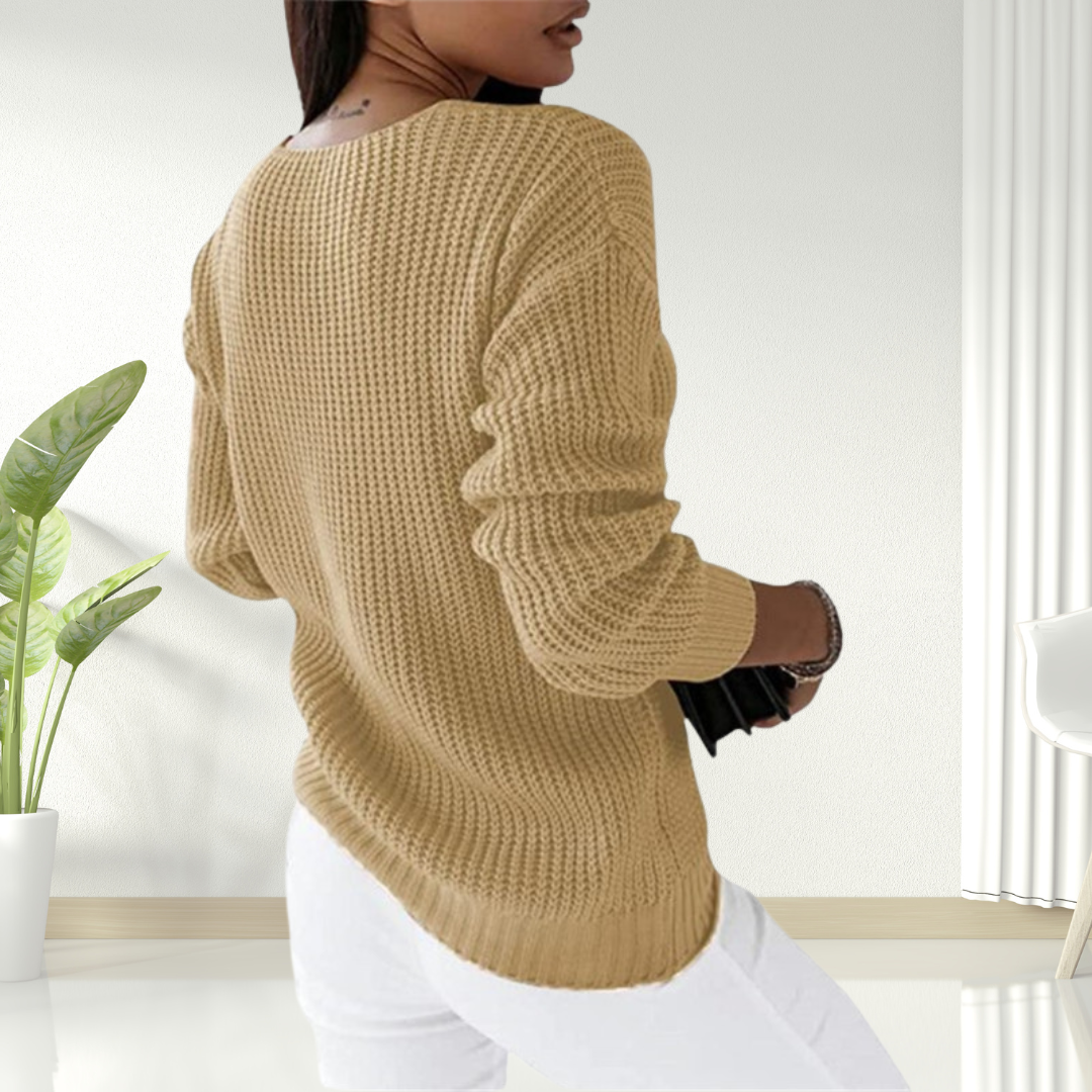 Moira | Comfortable V-Neck Sweater