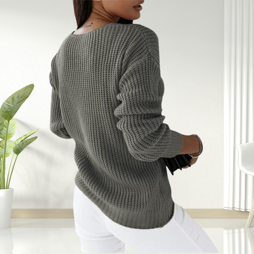 Moira | Comfortable V-Neck Sweater