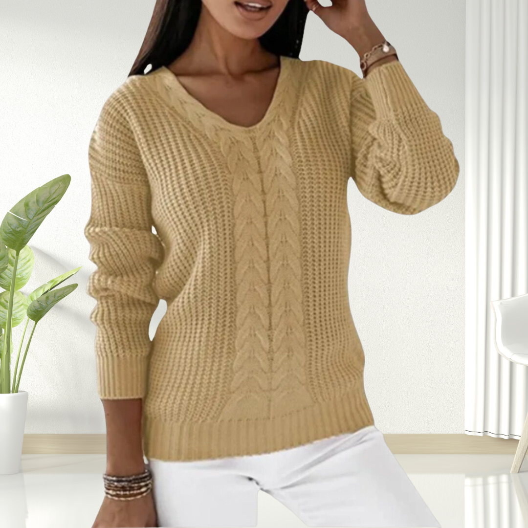 Moira | Comfortable V-Neck Sweater