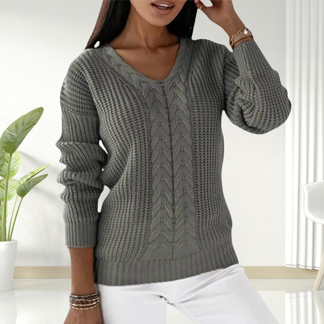 Moira | Comfortable V-Neck Sweater