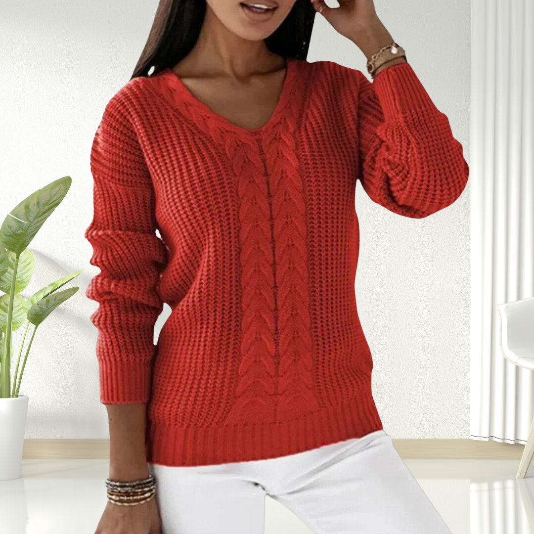 Moira | Comfortable V-Neck Sweater