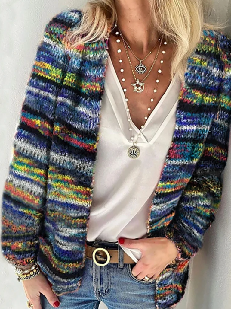 Women's Vibrant Layers Cardigan