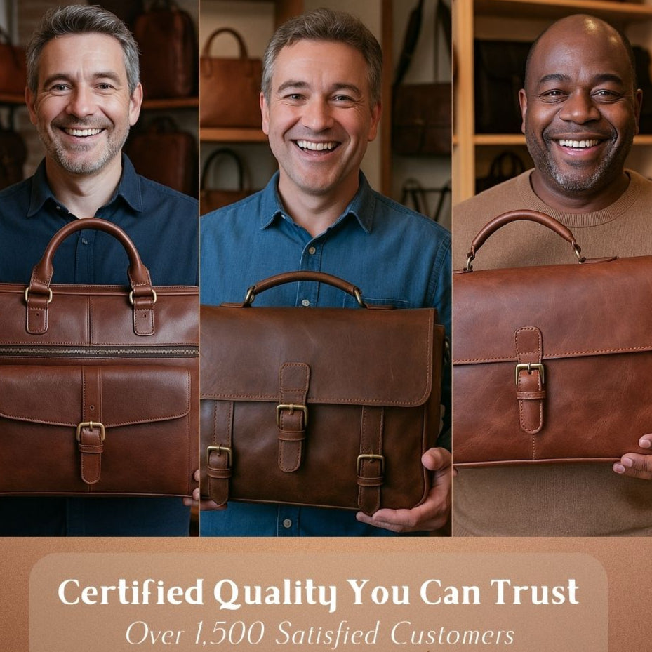 Noah | Vintage Belt with Square Buckle