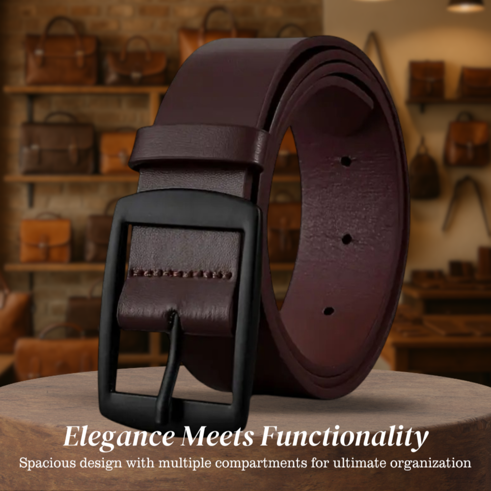 Milan | Everyday Belt with Square Alloy Buckle