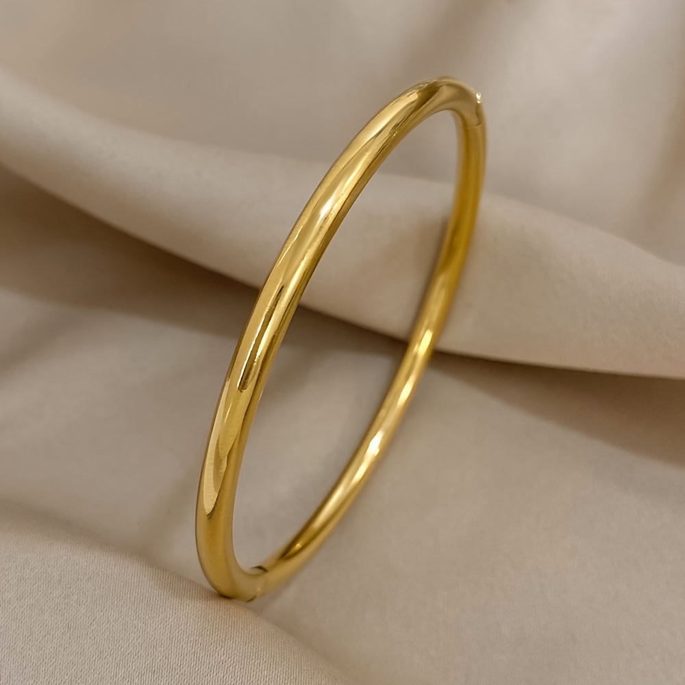 Glossy Circle Bangle Bracelet