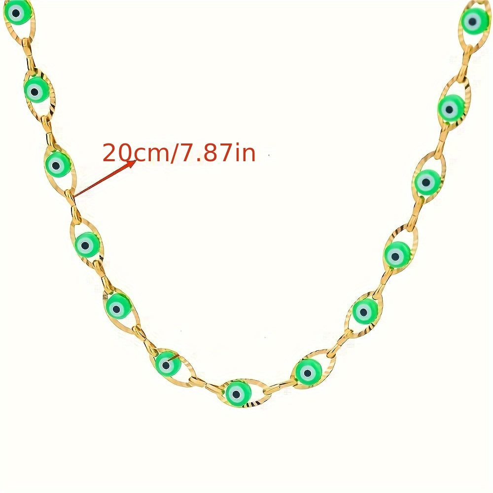 Adjustable Blue Eye Bracelet