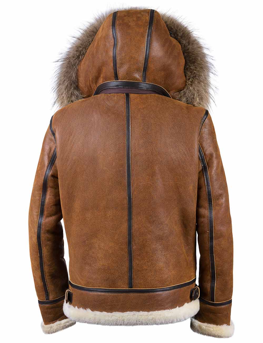 Aron™ | Bomber Jacket with Faux Fur Hood