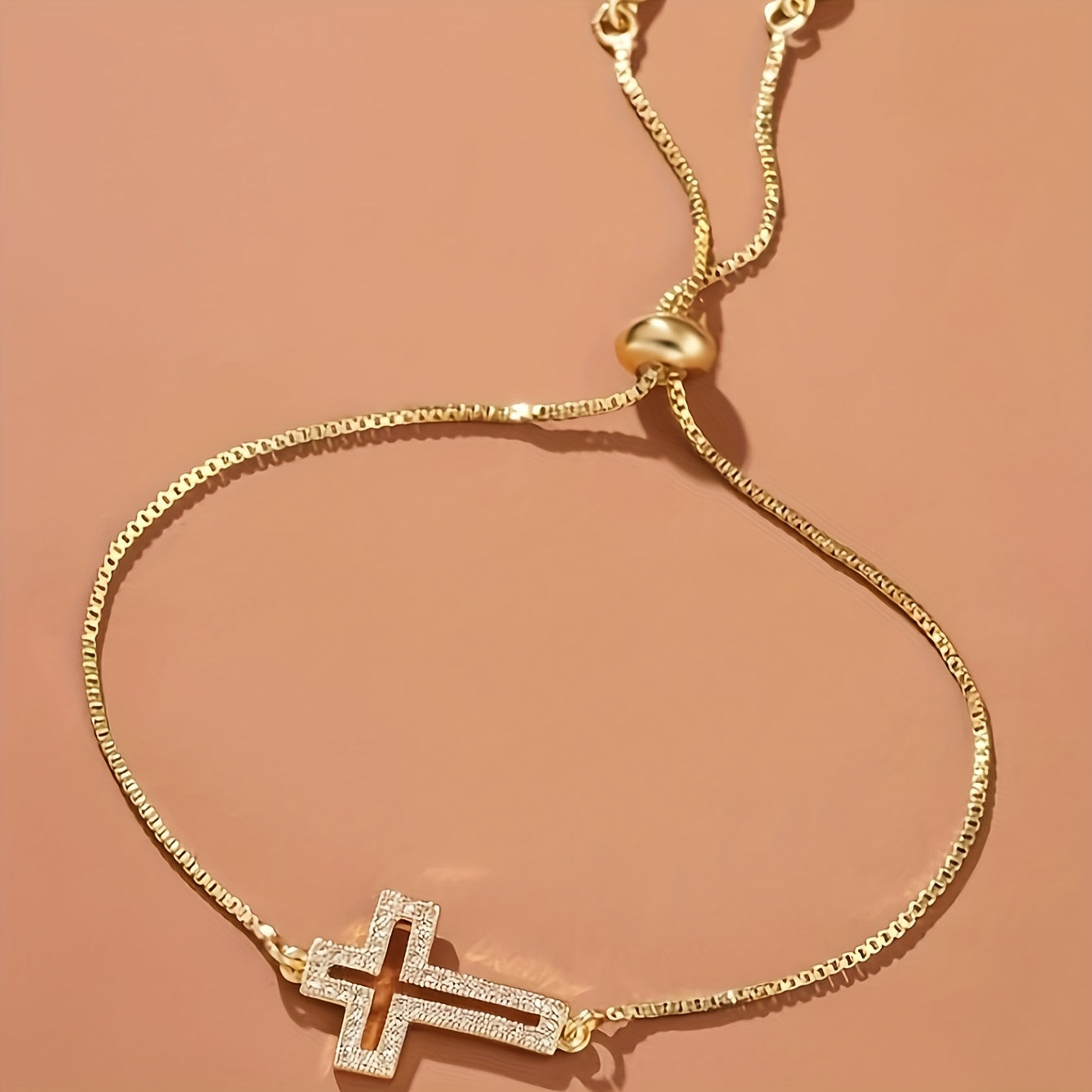 Vintage Cross Bracelet